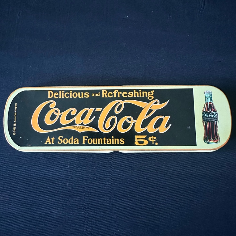 Vintage Coca Cola 1995 Pen in Tin Case